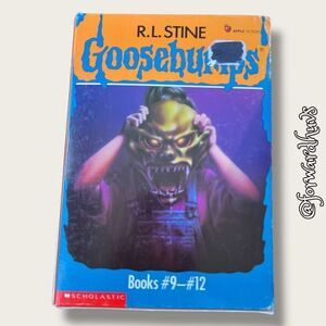 Goosebumps book collection by R.L. Stine: Books #9-12 in Slipcase